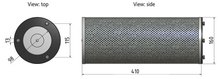 activated carbon filter HS-AKP 35